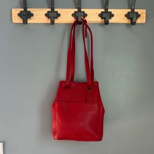 Coach Sonoma Red Leather Crossbody / Convertible  Bag